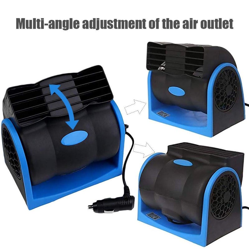 HITOPTY Car Fans, Electric Air Fan for 12V Vehicle, Sedans, Auto, RV Driver Passenger - Image 5